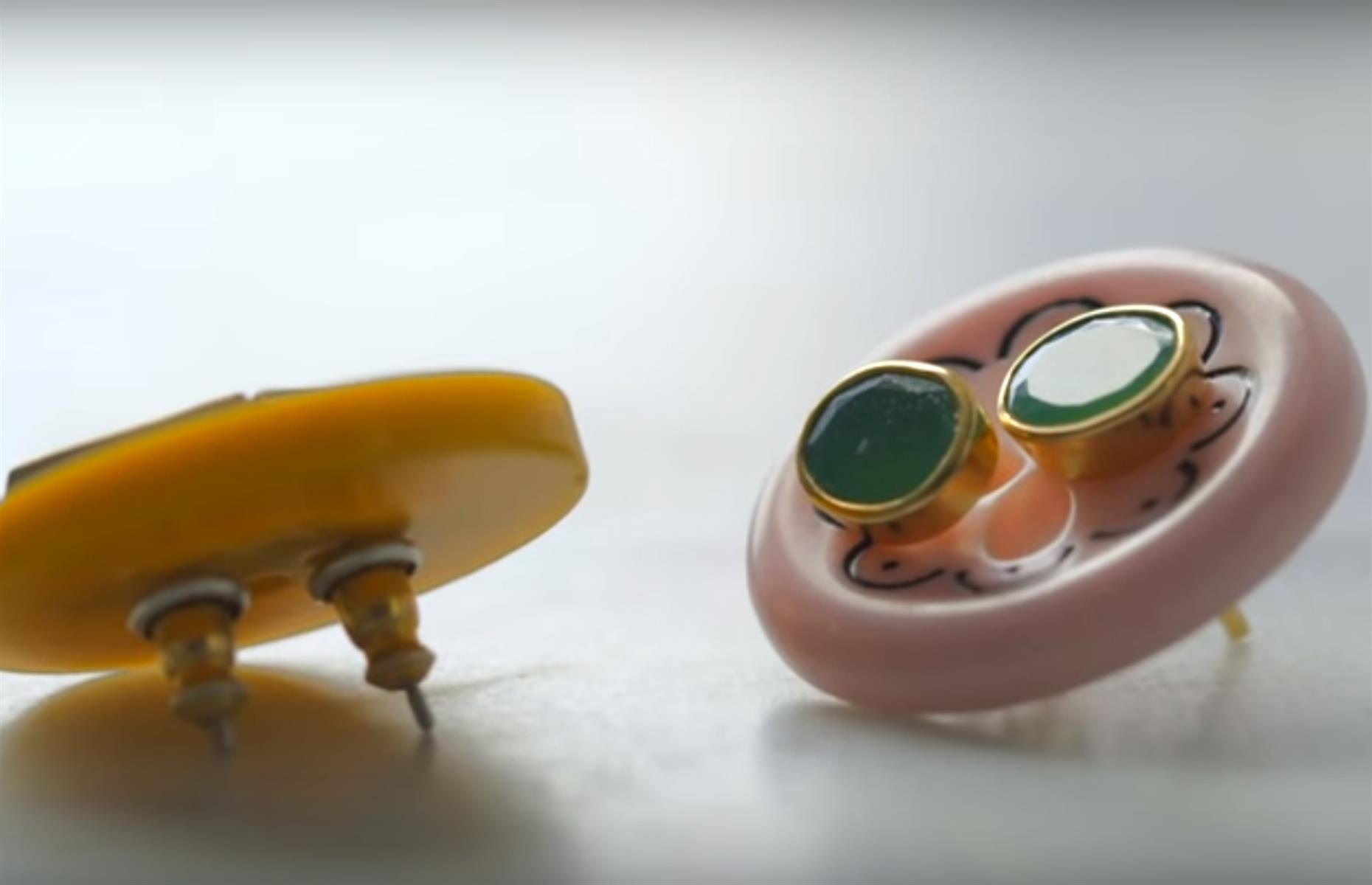 Button up your earrings